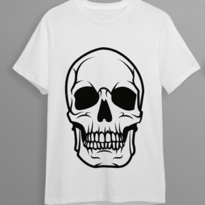 Skeleton Face Trendy T-Shirt