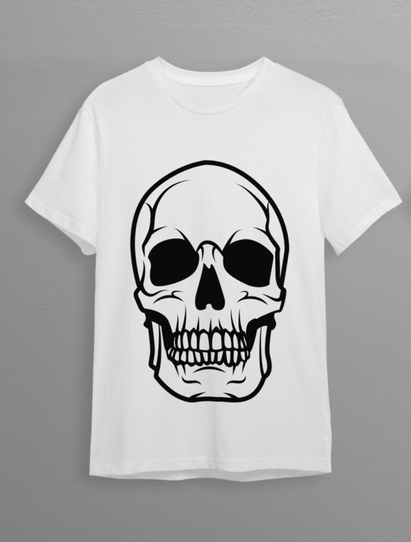 Skeleton Face Trendy T-Shirt