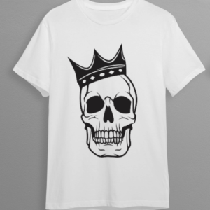 King Crown Skeleton Face T-shirt