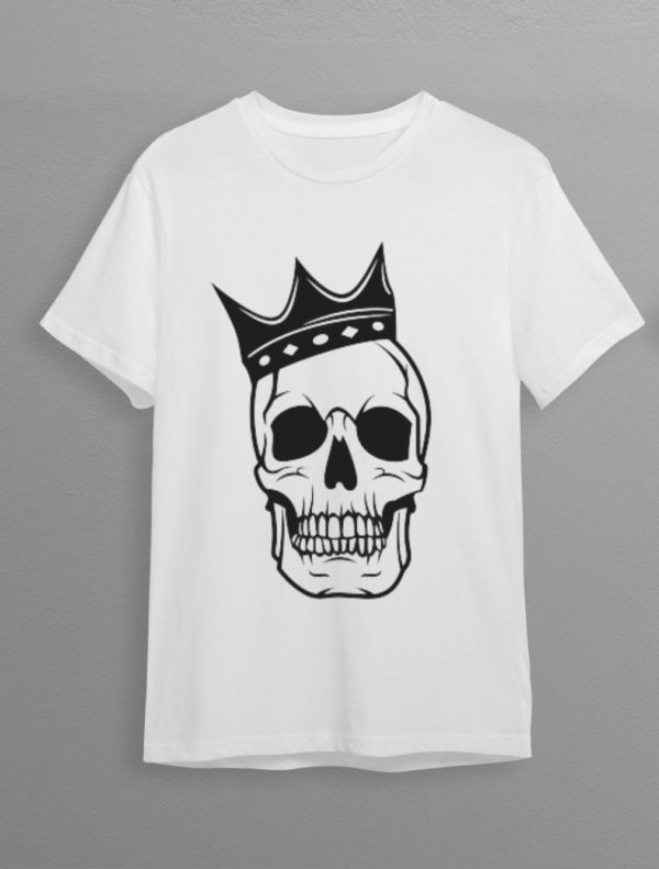King Crown Skeleton Face T-shirt
